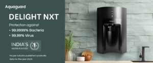 Aquaguard Sure Delight NXT Water Purifier with RO+UV+UF Technology – 6-Stage Advanced Filtration for Safe Drinking Water